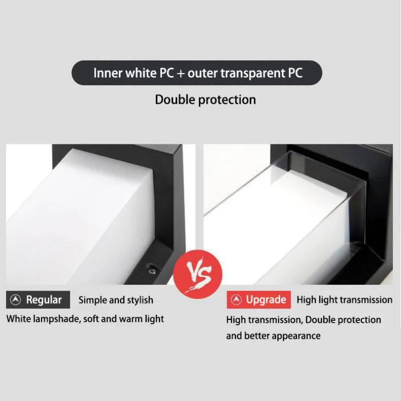 Led outdoor wall lamp led outdoor wall light waterproof light outdoor porch led light with motion sensor light outdoor lighting