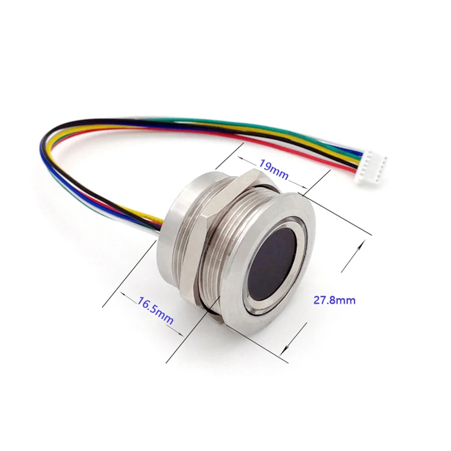 12V Fingerprint Control Board Fingerprint Module LED One Key Start For Car Door Motorcycle Lock Bike