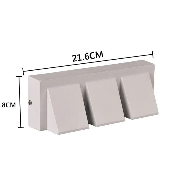 5W 6W 15W Modern simple creative outdoor waterproof wall lamp LED courtyard lamps gate lamp terrace balcony garden wall light