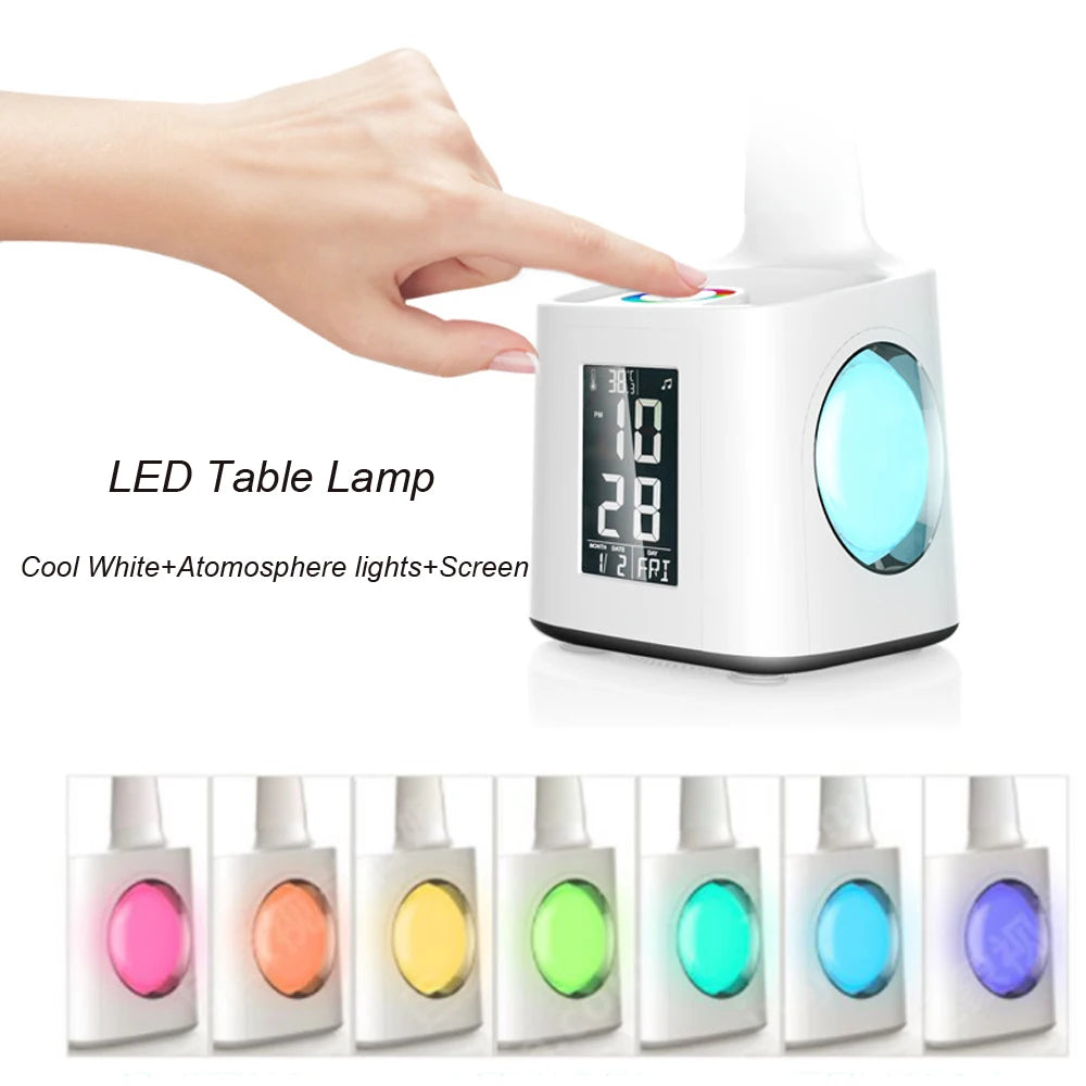 Led Button Night Light Usb Charging Book Clip Light Student Folding Plug-in Eye Protection Reading Lamp