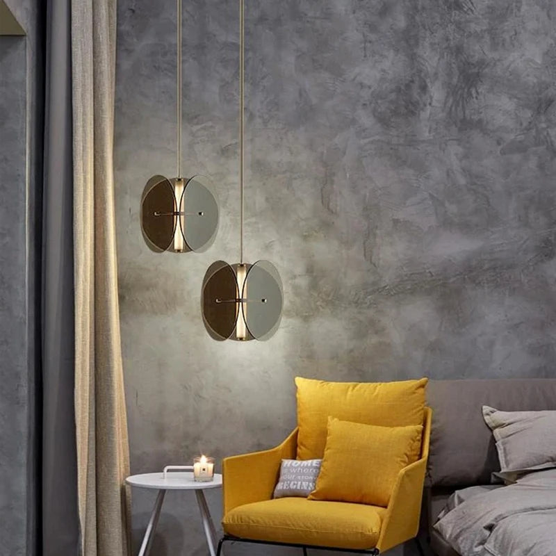 Modern Arch Pendant Lamp Loft design Nordic glass pendant light for Dining Room Kitchen Home Industrial Decors house light