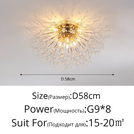 Nordic modern led chandelier Living bedroom dining room firefly chandelier Simple home indoor lighting decoration ceiling lamps