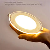 Acrylic Panel LED Downlight - Ultra-Bright Recessed Ceiling Lamp (3W-9W)