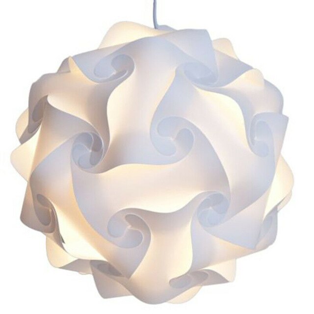 Modern Ceiling Lampshade Elements IQ Puzzle Jigsaw Lamp Shade Creative DIY Chandelier Light