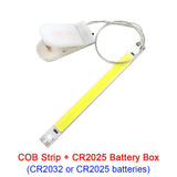 LED 3V 5V LED Light Strip COB Lamp 3.7V Battery USB Powered LED Chip Decor Lights Signal Bulbs Red Blue Green White