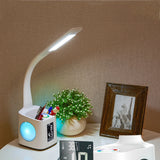 Led Button Night Light Usb Charging Book Clip Light Student Folding Plug-in Eye Protection Reading Lamp