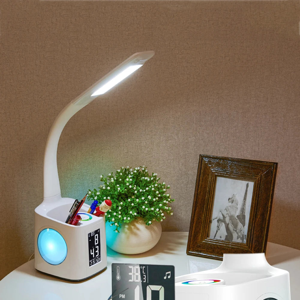 Led Button Night Light Usb Charging Book Clip Light Student Folding Plug-in Eye Protection Reading Lamp