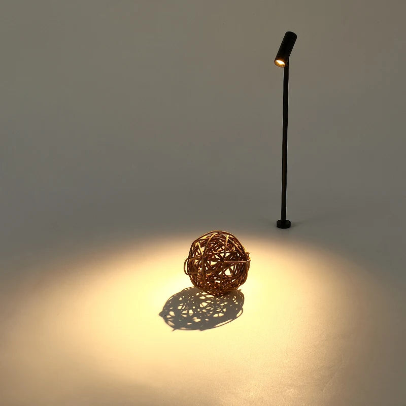 LED Spotlight 3W 12V Jewelry Display Lamp 10/20/30cm Post Lamp Phone Store Showcase Desktop Lights Rotatable 220V Upright lamp
