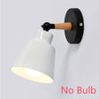 ASCELINA Hot Nordic Style Indoor Lighting  LED Wall Lamp Modern Wooden Bedroom Bracket Light Household Living Room Bathroom Lamp