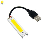 60x15mm USB LED COB Light Source (DC 5V, 2W) - Warm & Cold White Light Strip Module