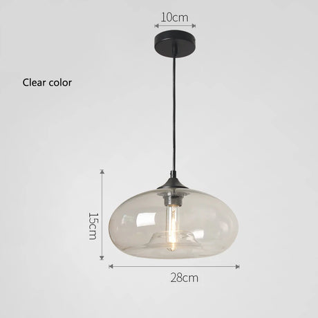 Simple Modern Colorful Hanging Lamp Loft E27 Pendant Lamp Nordic Kitchen Restaurant Living Room Bedside Glass Lightings