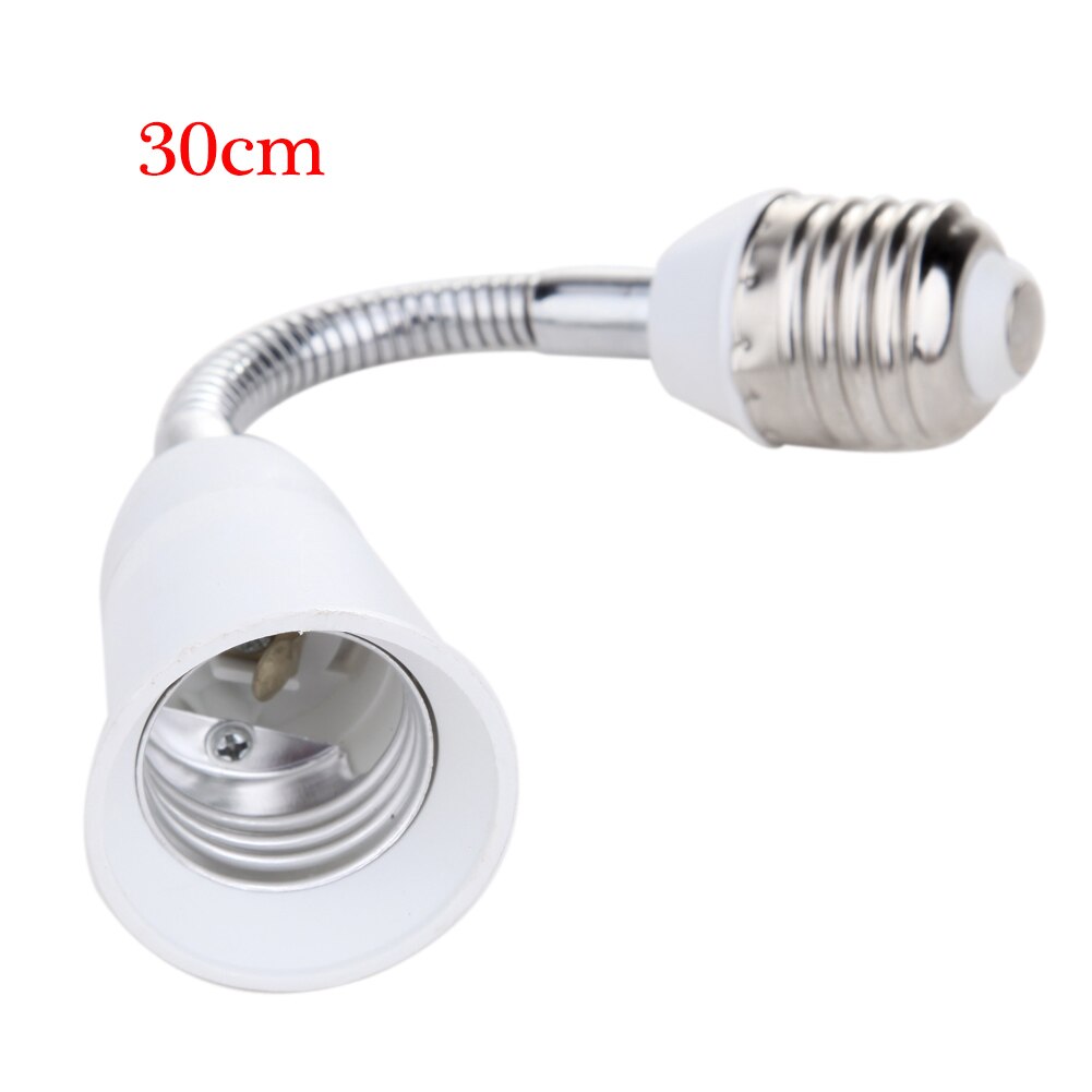 Socket E27 Flexible E27 Light Lamp Base Extender Bulb Adapter Converter Extension Light Holder Converter 20CM-60CM