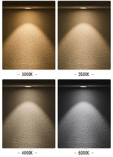 Mini LED Downlight COB 7W 5W 3W Dimmable 110V 220V Recessed Spotlight 24° White and Black Ceiling Lamp For Wine Cabinet Light