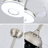 Modern Retractable Ceiling Fan Light CCT Dimmable LED Remote LED Chandelier