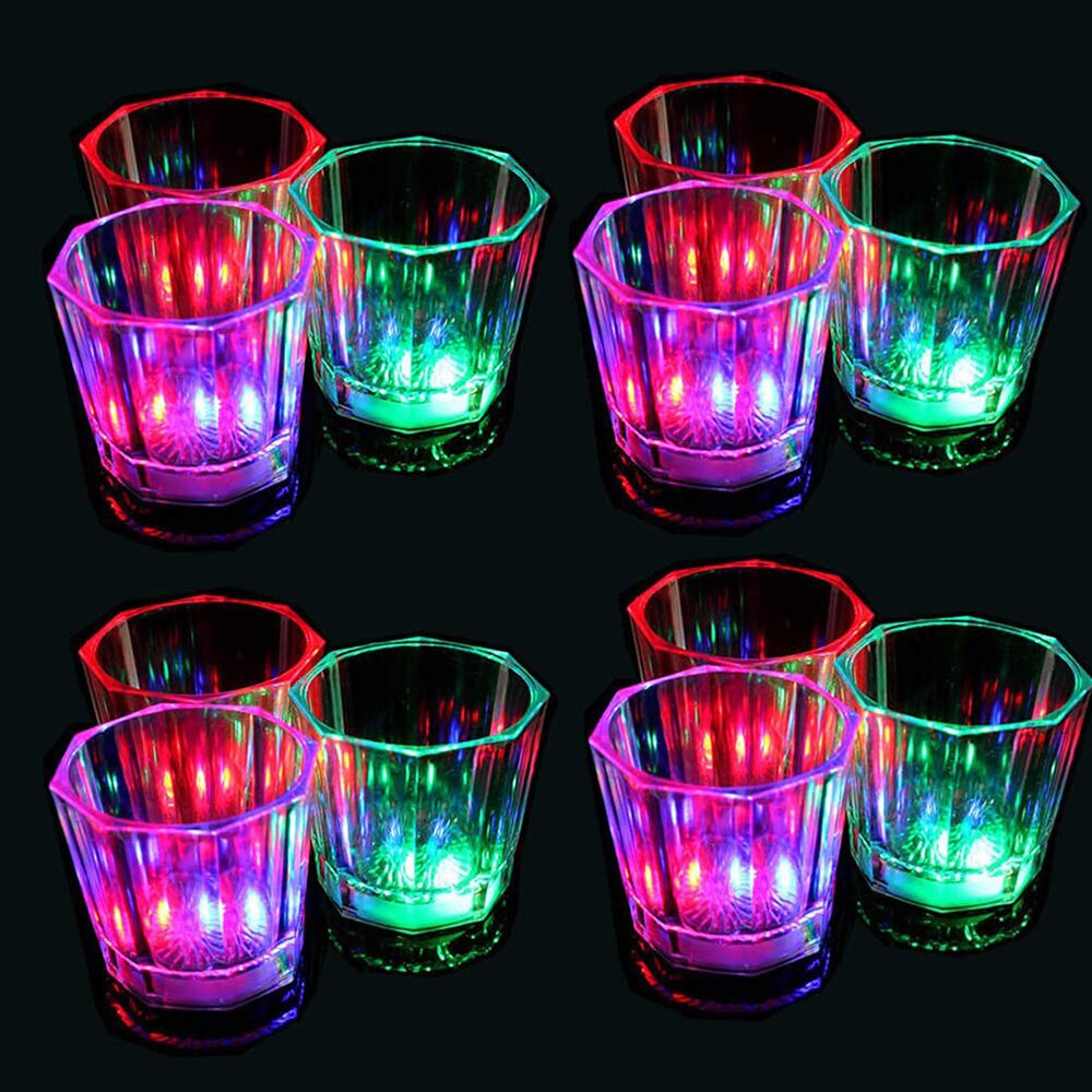 Mini Glow Coaster LED Bottle Light Stickers Festival Nightclub Bar Party Vase Decoration LED Glorifier Drink Cup Mat