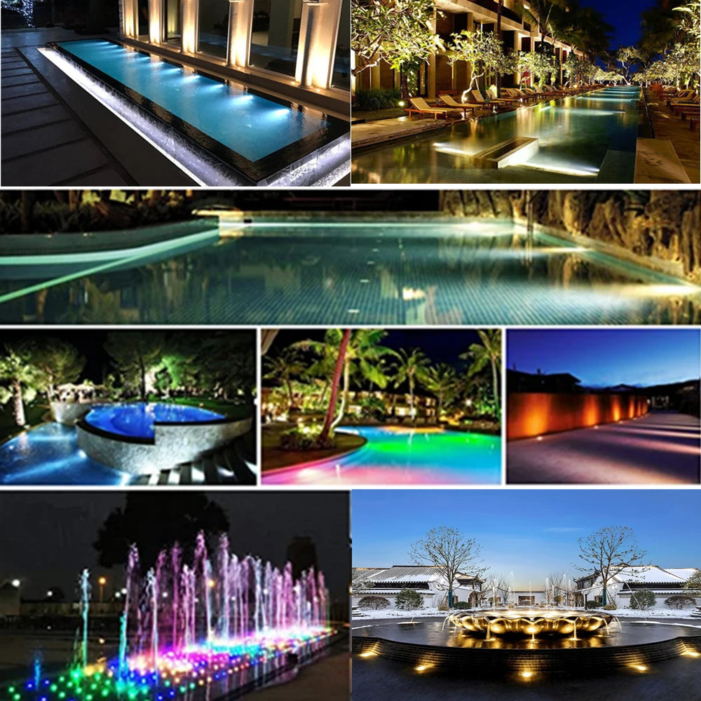 IP68 Waterproof 3W LED Underwater Light - 12V Submersible Spot Lamp