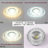 Modern Glass Crystal Garland Led Indoor Downlight for Living Room Kitchen restaurant Ceilings colorful Lighting Bull'S Eye Lamp