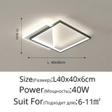 Modern LED Ceiling Lights For Bedroom Study Living Room Indoor Round Lighting Lamps Decoration Luminaria Lustres Lamparas Avize