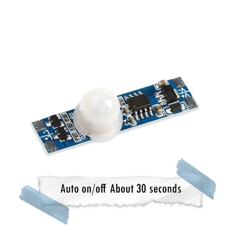 Dimmable touchless hand sweep wave wardrobe cabinet PIR induction sensor switch