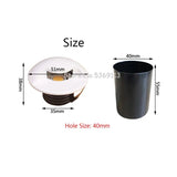 Led wall Lamp 3W Recessed Porch Pathway Step Stair Light AC 85-265V Indoor LED Spot Light Modern Home Decoration DC12V