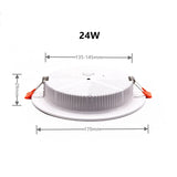 Dimmable 5W-36W LED Ceiling Lamp Recessed SMD Downlight 24W 30W Spot Light AC85-260V For Living Room and Shopping Mall Lighting