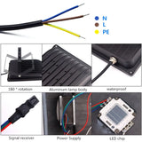 RGB LED Flood Light Outdoor (30W/50W/100W/150W/200W) AC85-265V - IP65 Waterproof Party & Neon Accent Light with Remote Control