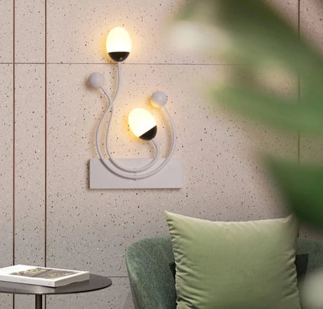 Iron Nordic New Modern LED Wall Lights For Study Living Room Bedroom Bedside Aisle Corridor Porch Lamp Indoor Lighting AC90-260V