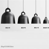 Denmark Bell Shape Pendant Light Modern dining room Hanging lamp Resin Fixtures Living Room Loft Industrial Home Decor's Luminaire