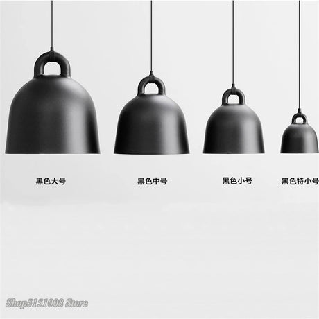 Denmark Bell Shape Pendant Light Modern dining room Hanging lamp Resin Fixtures Living Room Loft Industrial Home Decor's Luminaire