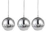 Glass Ball Chandelier Lighting Creative Individual Space Lamp Hanging Lamp Crystal Luster Suspension Modern Light Fixture