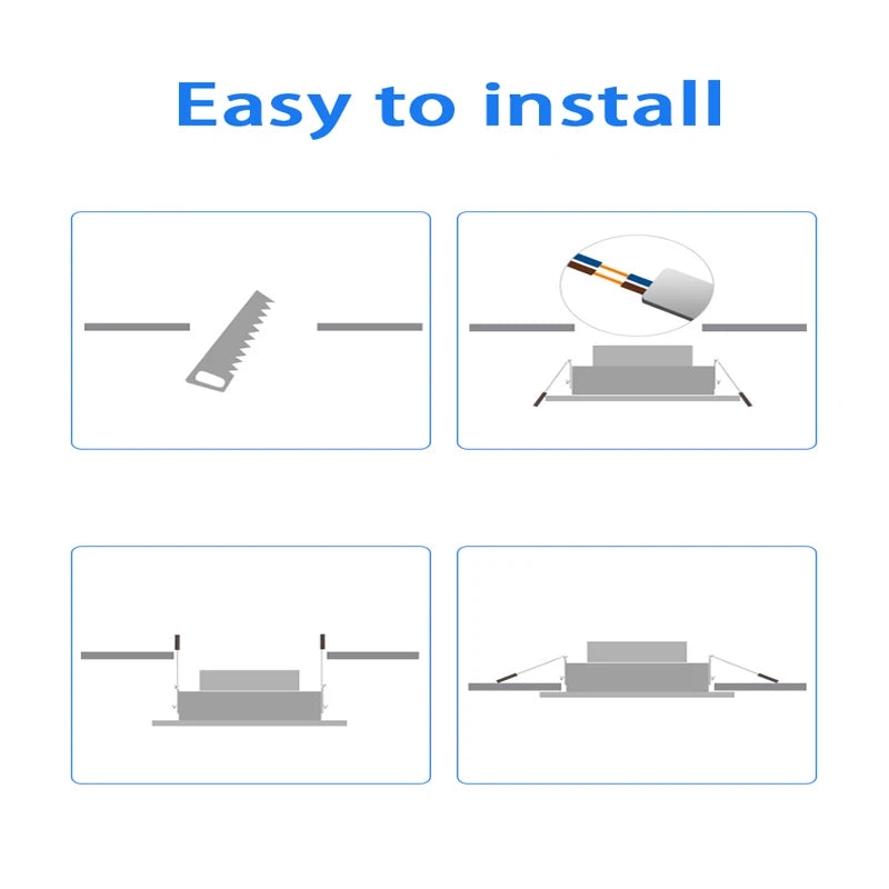 LED Spot Down Lights LED Lamps Super Bright No Flicker White Cold Spot Lights Mini LED Down Lights 220V For Living Room Bedroom