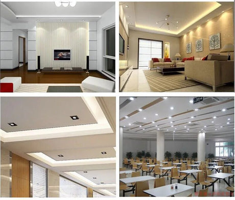 Dimmable LED downlight COB spotlight ceiling light AC85-265V 6w10w14w recessed downlight square led panel light