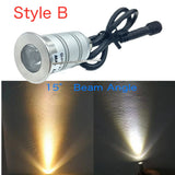 1W / 3W Recessed LED Underground Light (IP67 Waterproof, 12V) - Outdoor Deck & Pathway Lamp