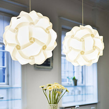Modern Ceiling Lampshade Elements IQ Puzzle Jigsaw Lamp Shade Creative DIY Chandelier Light