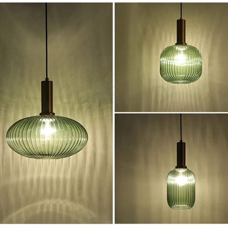 Modern Nordic Glass Pendant Lights Fixtures For Dining Room Bar Restaurant Deco Hanging Lamp Bedside Suspension Lighting