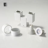 Surface Mounted Ceiling Downlight double spot LED lamps Replaceable GU10 Kitchen Living room Decor Square lamp Lighting for home