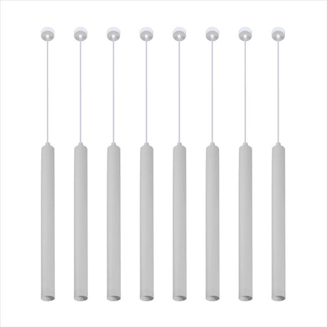 Nordic Long Tube Pendant Lights Hanging Kitchen Light White Black Golden Length Adjustable Home Dining Room Lighting Lights