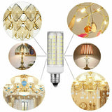 G4 G9 BA15D E11 E12 E14 E17 Dimmable LED Lights Mini 102 LEDs Corn Bulbs 9W Replace 80W Halogen Lamps 220V 110V for Home House