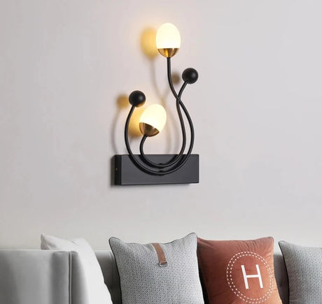 Iron Nordic New Modern LED Wall Lights For Study Living Room Bedroom Bedside Aisle Corridor Porch Lamp Indoor Lighting AC90-260V