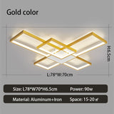 NEO Gleam Modern Led ceiling lighst Lamp for living room bedroom study room Gold/Black Color Ceiling Lamp