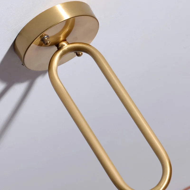 Gold Pendant Lights Chandeliers LED Lamp Modern Home Indoor Fixture AC110-220V Coffee Room Hanging Bar LED Light New Arrival