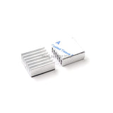 10pcs Silver Computer Cooler Radiator Aluminum Heatsink Heat sink for Electronic Chip Heat dissipation Cooling Pads 14*14*6mm