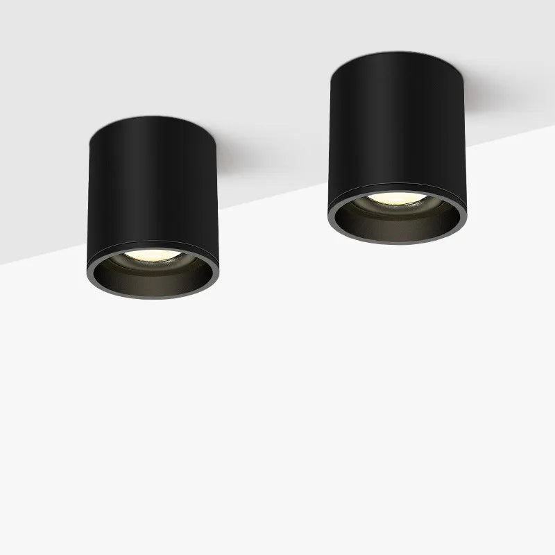 Dimmable Cylinder LED Downlights 6W 10W 12W 15W 22W COB  Ceiling Spot Lights AC85~265V  Backg Round Lamps Lndoor Lighting