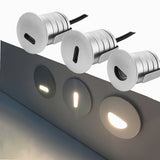 1W Waterproof IP67 Recessed LED Stair Light (DC 12V/24V) - Outdoor Deck & Corner Wall Lamp