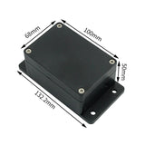 Outdoor Waterproof Plastic Junction Box (Black & White) - IP-Rated Plastic Enclosure & Electronics Project Instrument Shell Case