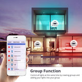 GU10 Smart LED Light Bulb RGBCW Dimmable Spotlighting Alexa Google Home Voice Control 110-240V Lamp