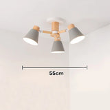 Modern solid wood living room pendant lamp E27 ceiling lamp bedroom ceiling pendant lamp hotel restaurant interior lighting bulb