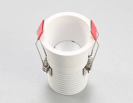 Mini LED Downlight COB 7W 5W 3W Dimmable 110V 220V Recessed Spotlight 24° White and Black Ceiling Lamp For Wine Cabinet Light