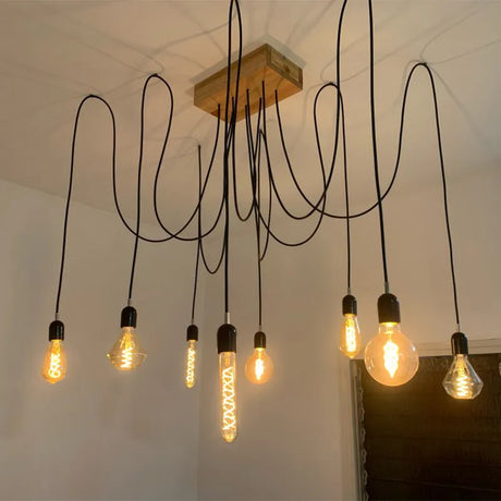 E27 LED Bulb 220V Dimmable Vintage Spiral LED Filament Light Bulb A19 4W Retro Incandescent Decoration Led Lighting Lamp Ampoule