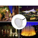 LED Deck Lights 12V Dimmable Underground Lamp | Recessed Outdoor Stair Lighting | IP67 Waterproof Garden Lights